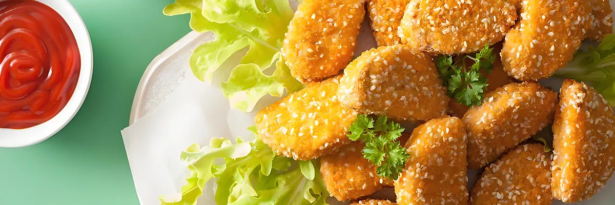 Nuggets de poulet à base de plantes/végétarien