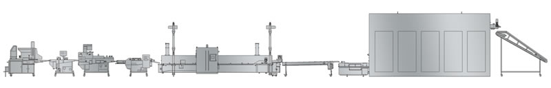 Ligne de Production Automatique de Nuggets de Poisson & Poulet